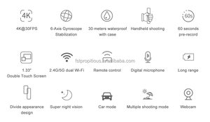 SJCAM C300 <span class=keywords><strong>Cam</strong></span>éra d'<span class=keywords><strong>action</strong></span> de poche 4K FHD avec longue durée de vie de la batterie Vidéo 30M Étanche 5G WiFi <span class=keywords><strong>Cam</strong></span>éra Sport <span class=keywords><strong>Action</strong></span> <span class=keywords><strong>Cam</strong></span> <span class=keywords><strong>Zoom</strong></span> numérique 8X - Product Image 4