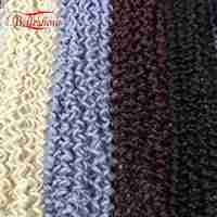 Frevitesse — cheveux ondulés, tresses au crochet, couleur ombre, 22 pouces, offre spéciale