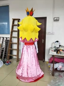 Costumes de mascotte personnalisés professionnels, tête en EVA, costume de mascotte pêche, costume de mascotte <span class=keywords><strong>princesse</strong></span> pêche - Product Image 3