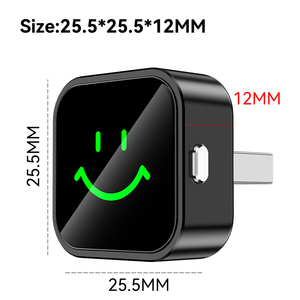 Adaptateur CarPlay Smiley Design, interrupteur Btn & connexion mobile 2 en 1, adaptateur sans fil CarPlay & Android Auto - Product Image 2