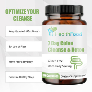 Cápsulas de Limpieza y Desintoxicación de Colon de 7 Días con Polvo de Linaza OEM ODM, Apoyo Digestivo con Hoja de Senna y Suplemento Dietético - Product Image 3