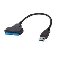 Premier do Cabo USB 3.0 para Sata adaptador conversor cabo 22pin sataIII para USB3,0 adaptadores para 2.5 "sata HDD SSD