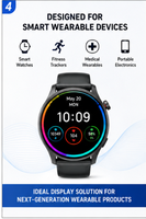 Module d'affichage AMOLED de 1,43 pouce, 466x466, 325 PPI, 450 nits, CO5300 MIPI, écran tactile pour montre intelligente, appareil portable