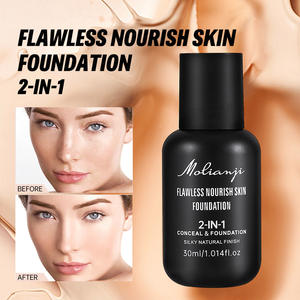 Оптовая продажа и 2025 на заказ, новый крем-консилер <span class=keywords><strong>2</strong></span> в 1 BB и тональный крем в одном для многоразового использования, пятна, длительное невыцветание - Product Image 4