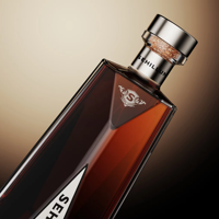Boîte d'emballage magnétique personnalisable pour bouteilles de whisky, vodka, gin, tequila, rhum, brandy, avec poignée, impression par lamination brillante, fabriquée en Chine