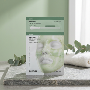 CELIMAX Ji Woo Gae Cica PHA Peel 2-Step Gel Mask 1EA Masque en gel 2 étapes hydratant et apaisant pour le visage, soin coréen - Product Image 1