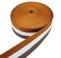 Sangle en toile tissée à chevrons rayée personnalisée de 38 mm pour sacs multi-usages, bricolage, échantillon gratuit, prête à être expédiée