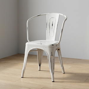 Industrial Traditional High Quality Waterproof Durable Metal Arm <b>Chair</b> <b>Stackable</b> <b>Dining</b> Room Furniture for Hotels - Product Image 3
