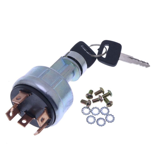 Ignition Switch 08086-10000 08086-30000 22B-06-11910 for Excavator 2530-1 2530B-1 2558 2D150A