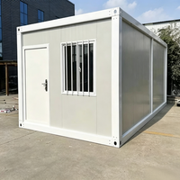 Maison préfabriquée portable intégrée, kit de maisons préfabriquées, mini-salle d'activités, panneau sandwich, conteneur détachable de 40 pieds
