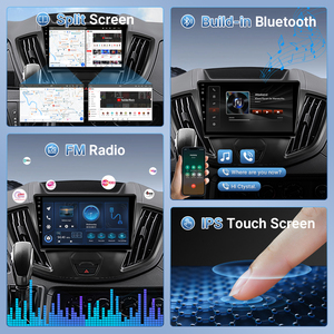 Reproductor de vídeo para coche con navegación Gps Carplay inalámbrico Wifi para Ford Transit 2013-2019 unidad principal personalizada Radio para coche - Product Image 4