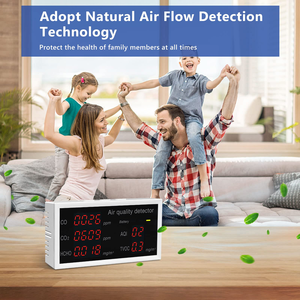 5-in-<strong>1</strong> CO CO2 HCHO TVOC AQI Air Quality <strong>Monitor</strong> Indoor CO2 Detector CO2 <strong>Monitor</strong> Accurate Manual <strong>Calibration</strong> - Product Image 4