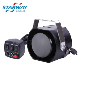 2023 Starway 12V motorcycle siren horn speaker Waterproof 12V siren 60W Motorcycle Siren Loudspeaker