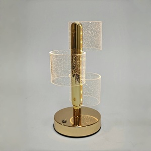 Hiện đại <span class=keywords><strong>LED</strong></span> pha lê Đèn bàn có thể sạc lại cảm ứng cho bluetooth ánh sáng ban đêm chiếu màu sắc lãng mạn E26 cơ sở DC cho phòng ngủ - Product Image 5