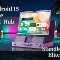 Maleta de Karaoke con Pantalla Táctil de 27 Pulgadas, 1920*1080, 8+128GB, RK3576, Android 15, Smart Digital Packgo, TV Portátil