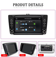 Reproductor de DVD para Auto con Linux, Android Auto y Carplay para Skoda Octavia Mk2 A5 2004-2013, Reproductor de Música Mp5, Navegador, Bluetooth, Estéreo, GPS