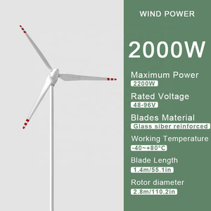 กังหันลมผลิตไฟฟ้า 3KW 5KW 10KW 15KW 20KW 30KW ระบบกังหันลมแนวนอน - Product Image 2