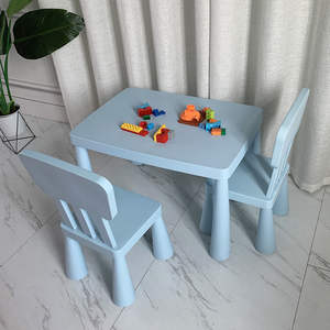 <strong>Children's</strong> Safety Modern Table Chair Set for Kindergarten Home Use Plastic Study Writing <strong>Desk</strong> with Simple Design - Product Image 3
