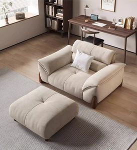 Bilido sofá de tela Italiana Moderna sala de estar simple combinación sofá estilo retro tecnología sofá de tela conjunto de muebles - Product Image 4