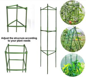 चीन आपूर्तिकर्ता भारी शुल्क टमाटर पिंजरे के ढहने वाले बगीचे ऊर्ध्वाधर चढ़ाई संयंत्र किट प्लास्टिक फूल के बर्तन घर नर्सरी सजावट - Product Image 4