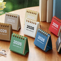 Calendrier de bureau personnalisé avec logo, estampage à chaud, design de luxe pour la promotion de la marque d'entreprise, cadeau d'affaires