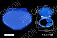 Couvercle pour lingettes humides en plastique PP, forme irrégulière, non rechargeable, personnalisable