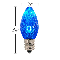 Preisgünstige C9 Led-Facettenlampen 2 W 3 W 4 W Led farbige Led-Lampen E14 C9 C35 kerze bunte Led-Lampen