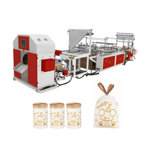 Machine de fabrication de sacs poubelles biodégradables en HDPE/LDPE entièrement automatique, haute vitesse, pour sacs enroulés/sans mandrin - Product Image 1