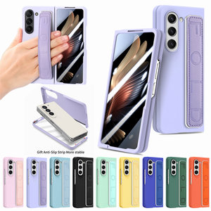 Cover telescopica da polso per Samsung Galaxy Z piega 6 5G in pelle PC custodia per telefono con Slot per penna membrana a guscio integrata - Product Image 2