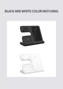 New 3in1 sạc không dây 15 Wát sạc nhanh đứng cho điện thoại đồng hồ tai nghe bán buôn xách tay - Product Image 5