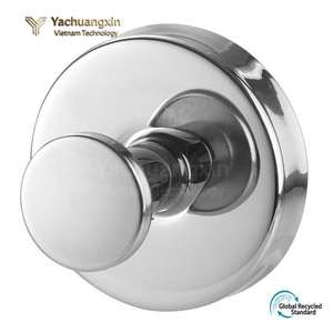 Hot Selling Silver Black Stainless Steel Modern Wall Mounted Eco-Friendly Multifunction <b>Suction</b> Cup <b>Hooks</b> No Drilling Clothing - Product Image 4