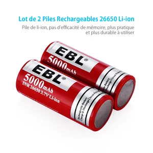 Аккумуляторная батарея EBL 3,7 v 5000mAh литий-ионная аккумуляторная батарея