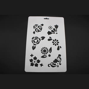 Ensemble de pochoirs muraux en plastique écologique de haute qualité, pochoir de découpe en mylar - Product Image 4