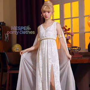 Disfraz Sexy de Diosa Griega para Mujer, Disponible en Stock, Disfraz de Halloween para Adultos - Product Image 1