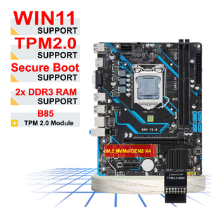 ใหม่ <span class=keywords><strong>B85</strong></span> พร้อม TPM 2.0 แบบฟิสิคัล รองรับซีพียู LGA1150 2X DDR3 DIMM NVMe M2 PCIE3.0 SATA3.0 USB3.0 เมนบอร์ด <span class=keywords><strong>B85</strong></span> - Product Image 1