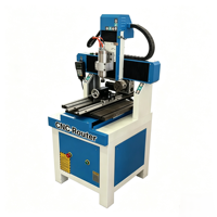 Routeur CNC à arbre vertical 4040 6040 6060 pour le bois, commande DSP simple