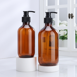 300ml <strong>500ml</strong> <strong>Plastic</strong> Body Lotion <strong>Bottle</strong> with Pump Amber Green Shampoo Packaging <strong>Bottle</strong> Empty Shampoo and Conditioner <strong>Bottles</strong> - Product Image 3