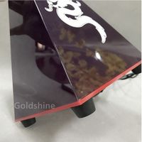 Lampe à LED de respiration violette haut de gamme nouveauté numéros de barre intérieure forme Logo personnalisé décorations de fête