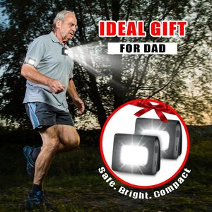 Cob, recién llegado, silicona, USB, recargable, Led, intermitente, sombrero magnético, Clip-on, faro para correr, luz para corredor, perro, caminar, ciclismo - Product Image 2