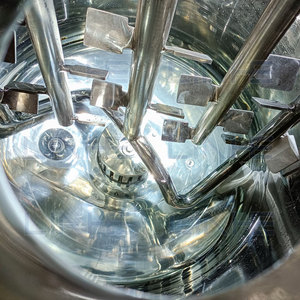300 500 1000 litros 1 tonelada 2 toneladas máquina de fabricación de pasta de dientes emulsionante al vacío mezclador de alto cizallamiento máquina mezcladora de ungüento para el cabello - Product Image 6