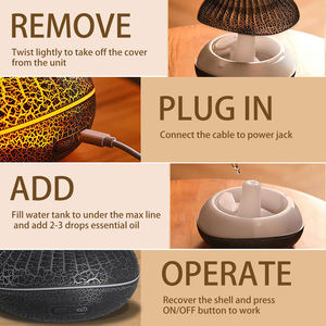 Ménage Huile Essentielle Volcan Flamme Humidificateur air Aroma Diffuseur <span class=keywords><strong>Eau</strong></span> Vaporisateur Maison <span class=keywords><strong>Parfum</strong></span> Chemine <span class=keywords><strong>De</strong></span> Luxe <span class=keywords><strong>Parfum</strong></span> Machine - Product Image 6