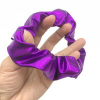 Chouchous de cheveux personnalisés avec étiquette impression personnalisée velours cuir Satin chouchous bandeau porte-queue de cheval accessoires de cheveux