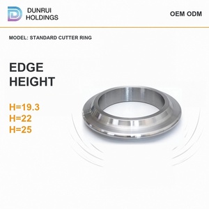Anello di taglio TBM sostituibile Dunrui con punta in carburo di tungsteno e base in acciaio legato per gruppo di taglio a disco, parte di ricambio per attrezzo da tunneling - Product Image 1