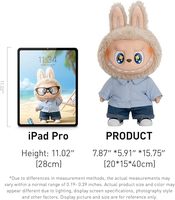 POP MART The Monsters - FLIP With ME Figurine en vinyle et peluche, 15,75 pouces de hauteur, Jouets pour la décoration moderne de la maison