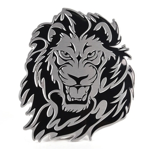 Calcomanía Personalizada 3D de Alta Calidad <span class=keywords><strong>para</strong></span> Automóvil, Emblema de Aleación de Aluminio con Logotipo de León, Adhesivo <span class=keywords><strong>para</strong></span> la Parte Trasera del Vehículo, <span class=keywords><strong>Accesorios</strong></span> <span class=keywords><strong>para</strong></span> Automóviles - Product Image 1