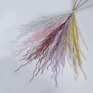 Décorations florales artificielles en forme de nuage, fils de soie en forme de moustaches de dragon, fleurs en soie pour décoration de plafond de mariage - Product Image 1