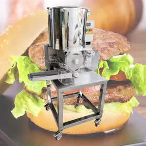 工业汉堡肉饼制造机手动汉堡萨摩萨肉饼成型机价格出售
