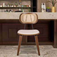 Table à manger et chaises en bois de style rétro américain pour les cafés commerciaux et les restaurants de desserts au thé au lait