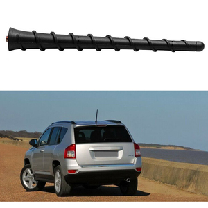 Antenne de voiture noire brillante 7 pouces en caoutchouc pour signal radio pour Dodge Journey <span class=keywords><strong>Avenger</strong></span> <span class=keywords><strong>Jeep</strong></span> Cherokee Liberty - Product Image 3
