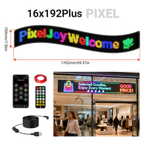 ไฟ LED แบบนุ่ม รุ่น 16p Series ควบคุมผ่านแอพ กันน้ำ IP65 ความสว่าง 1000cd ใช้พลังงานจาก USB สำหรับรถยนต์และร้านค้า - Product Image 3